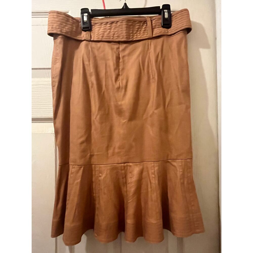 Calvin Klein skirt brown size 2 with pockets‎ office wear or business casual. - Picture 2 of 4